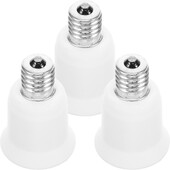 3 tk adapteri teisenduslambihoidja lambipirni muunduri pistikupesa lühtri vahetuskomplekt E17 kuni E26 E26/e27