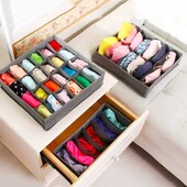 3-dijelna sklopiva kutija za pohranu netkanog donjeg rublja Kutija za pohranu donjeg rublja za bambusov ugljeni grudnjak Kutija za pohranu donjeg rublja