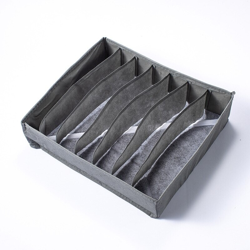 3-dijelna sklopiva kutija za pohranu netkanog donjeg rublja Kutija za pohranu donjeg rublja za bambusov ugljeni grudnjak Kutija za pohranu donjeg rublja