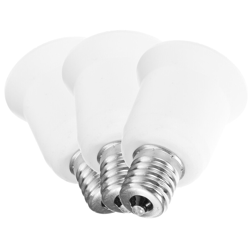 3 τεμ. Pbt θήκη λυχνίας μετατροπής Φωτιστικό πρίζα προσαρμογέα μετατροπέα λαμπτήρα E17 σε E26/e27