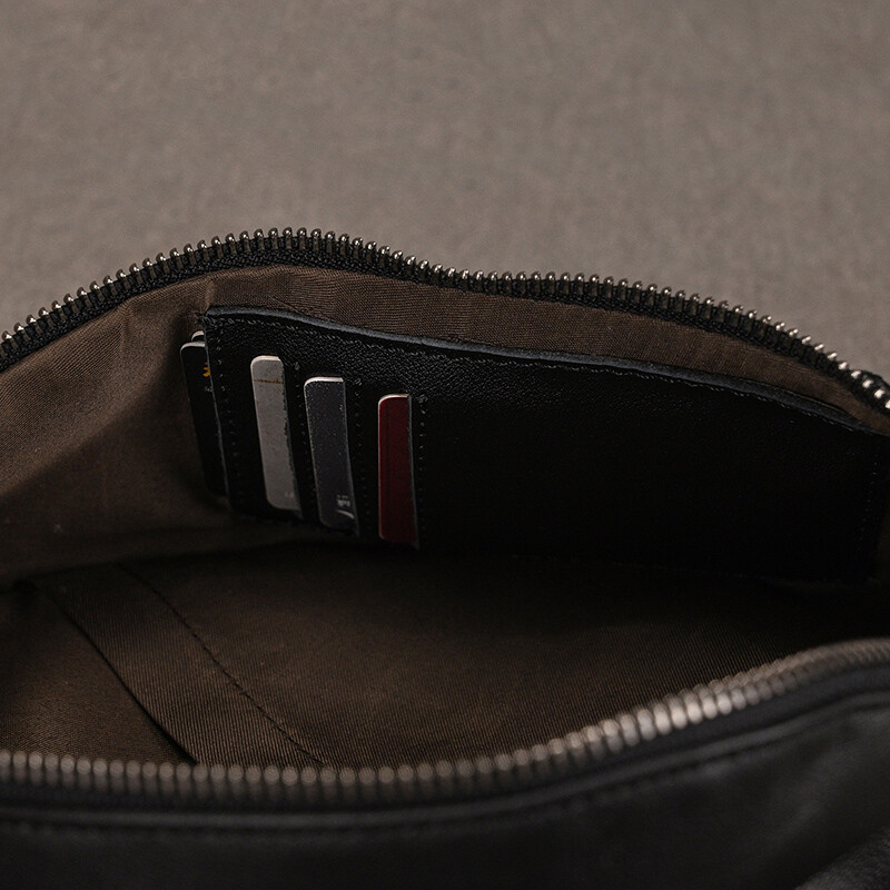 Luufan mekana prava koža, muška torba za prsa, muška mini torba preko ramena, protuprovalna torba za prsa, muška ljetna torba za nošenje na otvorenom