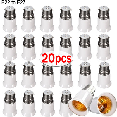 1/20 buc E22 la E27 lampa bec soclu de bază suporturi convertizor ignifug led suport becuri lumina adaptor de conversie piese de iluminat