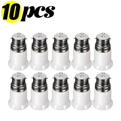 1/20 vnt E22 į E27 lempos lemputės lizdo pagrindo laikikliai keitiklis ugniai atsparus LED lempučių laikiklis šviesos konvertavimo adapterio apšvietimo dalys