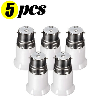 1/20 vnt E22 į E27 lempos lemputės lizdo pagrindo laikikliai keitiklis ugniai atsparus LED lempučių laikiklis šviesos konvertavimo adapterio apšvietimo dalys