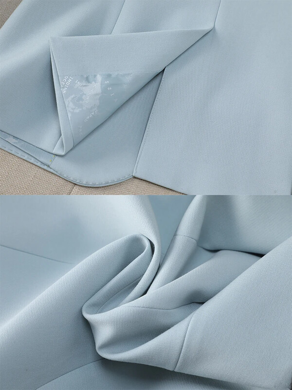 Augstas kvalitātes zils sarkans melns balts sieviešu bikškostīms sieviešu darba apģērbs, cieta jaka un bikšu žakete 2 daļ.