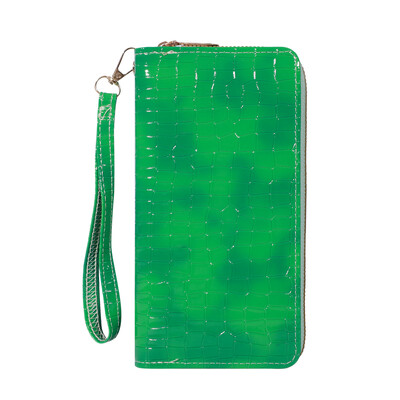 Κλασικό πορτοφόλι, τσαντάκι συμπλέκτη μεγάλης χωρητικότητας με φερμουάρ, θήκη για κάρτες με 8 υποδοχές και πολλές θήκες, κομψός συμπλέκτης χειρός