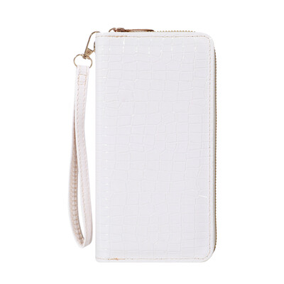 Κλασικό πορτοφόλι, τσαντάκι συμπλέκτη μεγάλης χωρητικότητας με φερμουάρ, θήκη για κάρτες με 8 υποδοχές και πολλές θήκες, κομψός συμπλέκτης χειρός