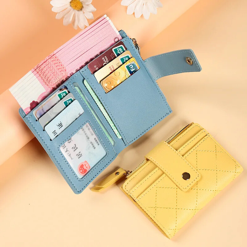 Ženski skraćeni novčanik u korejskom stilu, Amazonov najprodavaniji novčanik za novčiće, ručni devizni novčanik