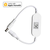 APPLE HOMEKIT išmanusis LED valdiklis palaiko „Siri“ balso valdymo reguliatorių DC 12V 24V Skirta 5050 2835 Cob vienos spalvos LED lempučių juostelė