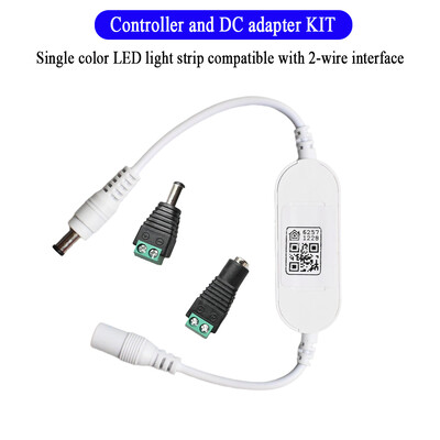 APPLE HOMEKIT išmanusis LED valdiklis palaiko „Siri“ balso valdymo reguliatorių DC 12V 24V Skirta 5050 2835 Cob vienos spalvos LED lempučių juostelė