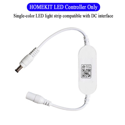 APPLE HOMEKIT išmanusis LED valdiklis palaiko „Siri“ balso valdymo reguliatorių DC 12V 24V Skirta 5050 2835 Cob vienos spalvos LED lempučių juostelė