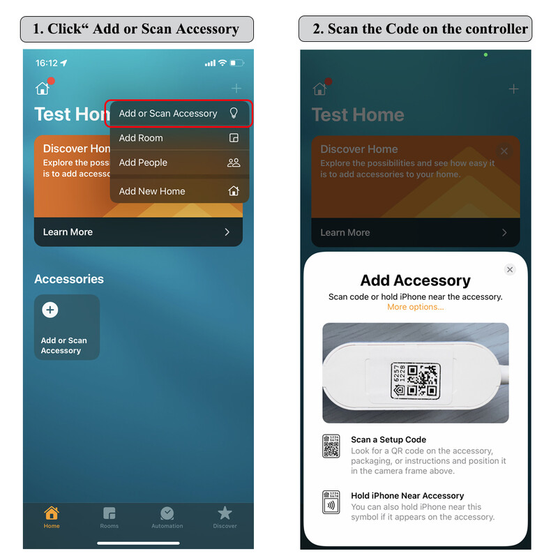 APPLE HOMEKIT išmanusis LED valdiklis palaiko „Siri“ balso valdymo reguliatorių DC 12V 24V Skirta 5050 2835 Cob vienos spalvos LED lempučių juostelė