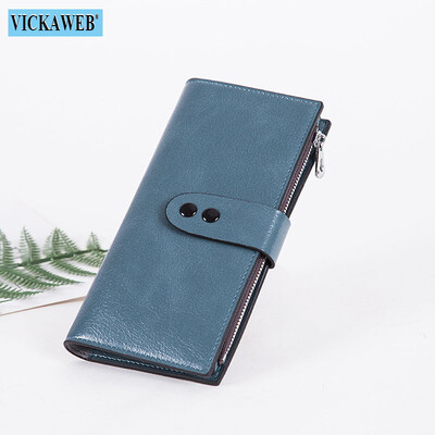 VICKAWEB hosszú női pénztárca női tömör pénztárca Női divatos cipzáras nagy női pénztárcák és pénztárcák nagy rózsaszín női piros pénzes táska