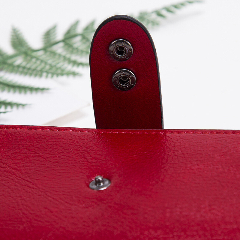 VICKAWEB hosszú női pénztárca női tömör pénztárca Női divatos cipzáras nagy női pénztárcák és pénztárcák nagy rózsaszín női piros pénzes táska