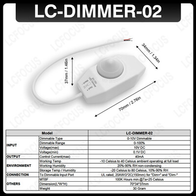 0–10 V LED šviesos reguliatorius 1 W 3 W 5 W 10 W 20 W 30 W 50 W 100 W „Meanwell“ reguliuojamas tvarkyklės maitinimo šaltinis, skirtas „pasidaryk pats“ LED Grow Light akvariumo lempai