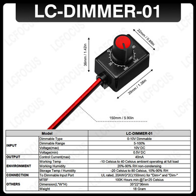 0–10 V LED šviesos reguliatorius 1 W 3 W 5 W 10 W 20 W 30 W 50 W 100 W „Meanwell“ reguliuojamas tvarkyklės maitinimo šaltinis, skirtas „pasidaryk pats“ LED Grow Light akvariumo lempai