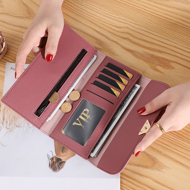 Ženski novčanici Najnoviji dizajni Klasični držači kartica od meke kože Jeftini novčanici