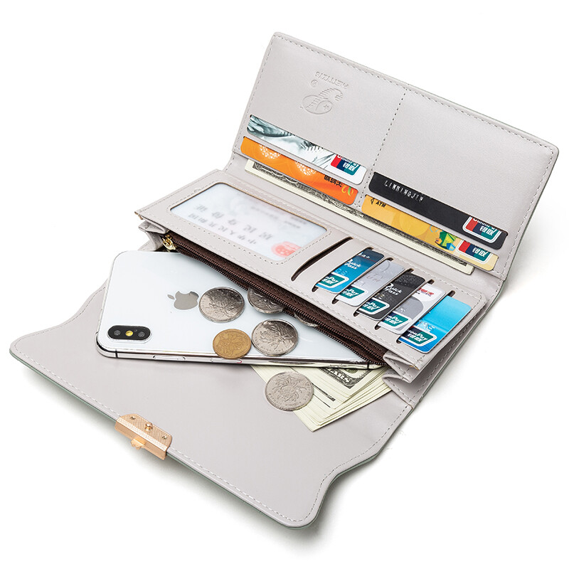 Proljeće 2023. nova ženska duga torbica japanska i južnokorejska mala svježa karirana kopča sklopiva torba velikog kapaciteta ženska mul