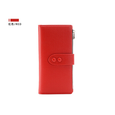 Sieviešu poliuretāna ādas maki Maks, kas atbilst krāsām, maks sievietēm, gara sajūga karšu turētāja