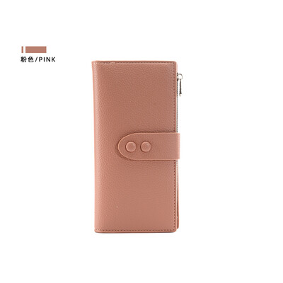 Sieviešu poliuretāna ādas maki Maks, kas atbilst krāsām, maks sievietēm, gara sajūga karšu turētāja