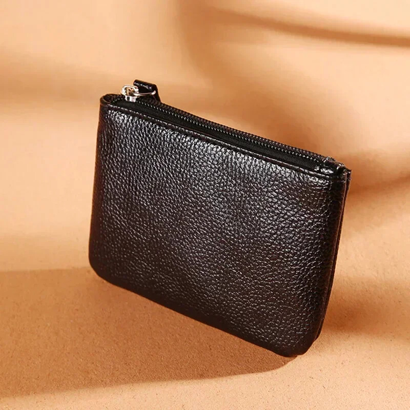 Xgnvpy Novi mini novčanik Dizajnerska luksuzna marka Ženska torbica za novčiće Crvena crna ženska mala ručna torbica od PU kože Torbica za gotovinu Držač kartice