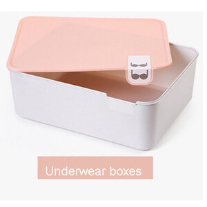 Πλαστικό κουτί αποθήκευσης εσωρούχων με Mark 1/10/15 Grids Closet Organizer με κάλυμμα για εσώρουχα Socks Organizer σουτιέν