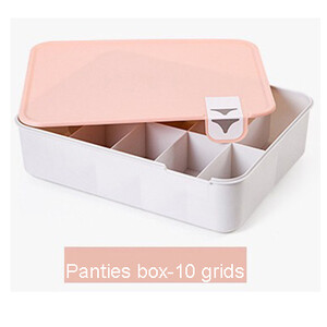 Πλαστικό κουτί αποθήκευσης εσωρούχων με Mark 1/10/15 Grids Closet Organizer με κάλυμμα για εσώρουχα Socks Organizer σουτιέν