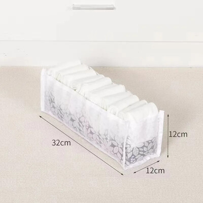 Skapja organizētājs apakšveļai zeķes Mājas skapja sadalītājs Uzglabāšanas kaste Glabāšanas organizators drēbēm Salokāms atvilktņu organizators