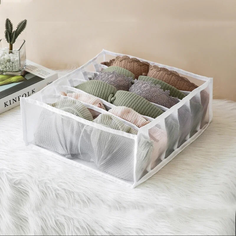 Skapja organizētājs apakšveļai zeķes Mājas skapja sadalītājs Uzglabāšanas kaste Glabāšanas organizators drēbēm Salokāms atvilktņu organizators