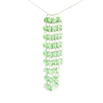 1M minden szín 14 mm-es kristály nyolcszög gyöngyök láncok üveg függő füzérek otthoni esküvői házasság FengShui dekorációhoz