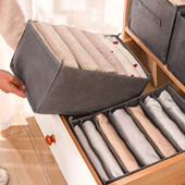 1/2/3 db- Összehajtható ruhatároló doboz, nadrág, ruha farmer tároló doboz, ruhatároló doboz, fehérnemű zokni tároló doboz