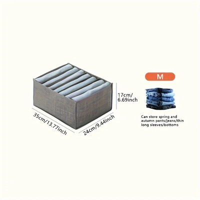 1/2/3 db- Összehajtható ruhatároló doboz, nadrág, ruha farmer tároló doboz, ruhatároló doboz, fehérnemű zokni tároló doboz