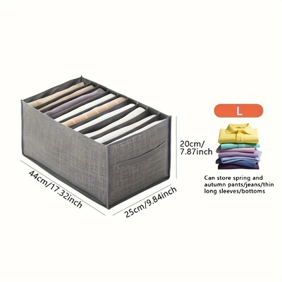 1/2/3 db- Összehajtható ruhatároló doboz, nadrág, ruha farmer tároló doboz, ruhatároló doboz, fehérnemű zokni tároló doboz