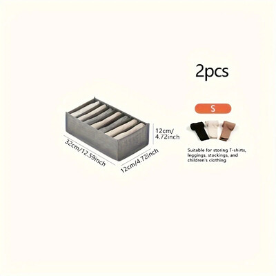 1/2/3 db- Összehajtható ruhatároló doboz, nadrág, ruha farmer tároló doboz, ruhatároló doboz, fehérnemű zokni tároló doboz