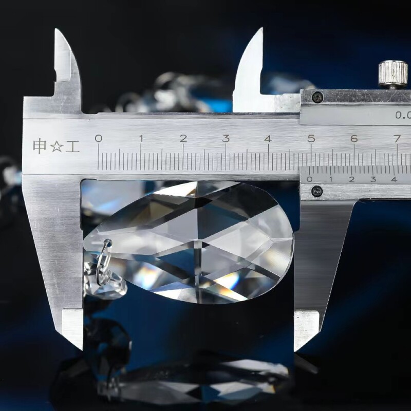 1 db 50 mm-es K9 kristályüveg csillár medálok, átlátszó függő szegélyező prizma világítási alkatrészekhez Napfogó barkácsolás otthoni esküvői dekorációhoz