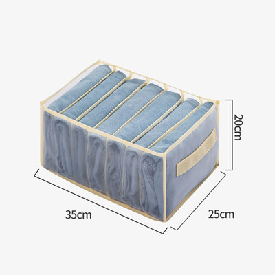 Džinsi Organizācija Uzglabāšanas kaste Skapis Organizators Apģērbu Organizācijas Sistēma Atvilktņu Organizatori Kabinets Bikses Glabāšanas Organizators