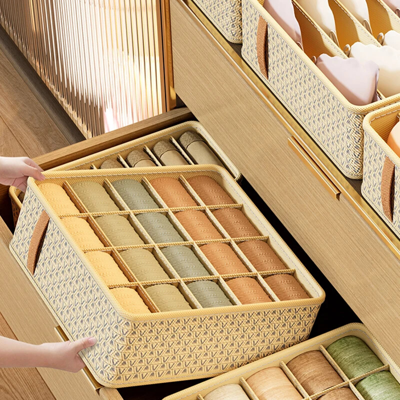 Nova kutija za odlaganje donjeg rublja preklopni ormarić za donje rublje organizator za odjeću za spavaću sobu čarape za hlače organizator za ladice