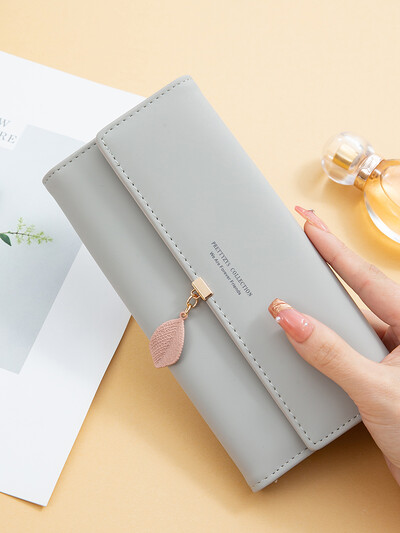 Vruće rasprodana nova ženska torba od japanske i južnokorejske PU kože za proljeće i ljeto, mali privjesak od svježih listova, trostruka torbica velikog kapaciteta