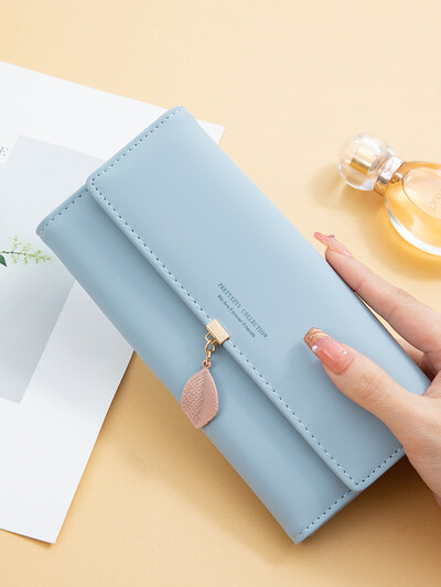 Vruće rasprodana nova ženska torba od japanske i južnokorejske PU kože za proljeće i ljeto, mali privjesak od svježih listova, trostruka torbica velikog kapaciteta