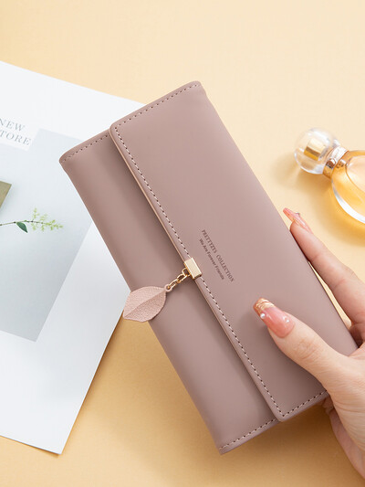 Vruće rasprodana nova ženska torba od japanske i južnokorejske PU kože za proljeće i ljeto, mali privjesak od svježih listova, trostruka torbica velikog kapaciteta