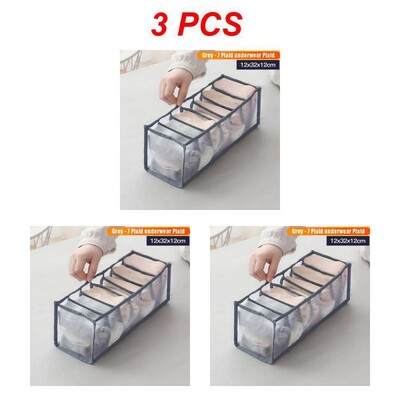1/2/3 KOM. Organizator za donje rublje Pohranite Izdržljiv organizirani grudnjak Kutija za pohranu Učinkovit organizator za ladice Organizirajte Praktično uredno