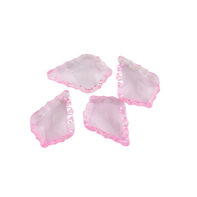 5 vnt Spalvos Krištoliniai klevo lapų pakabukai Sietynai Krištoliniai Priedai Namų ir vestuvių „Pasidaryk pats“ apdaila