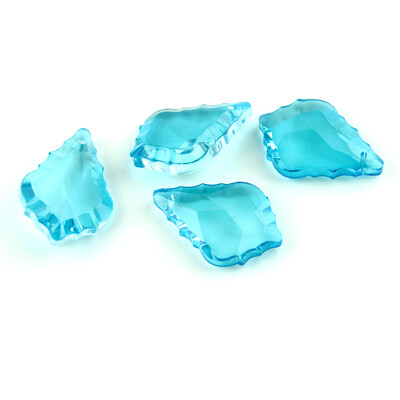 5 vnt Spalvos Krištoliniai klevo lapų pakabukai Sietynai Krištoliniai Priedai Namų ir vestuvių „Pasidaryk pats“ apdaila