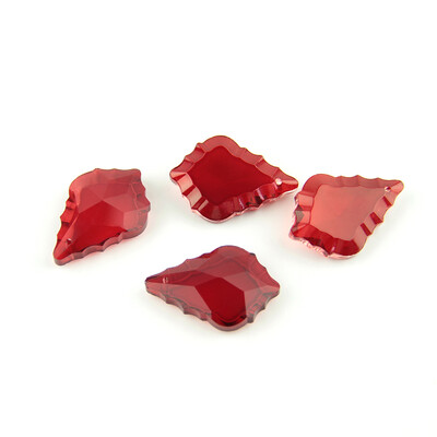 5 vnt Spalvos Krištoliniai klevo lapų pakabukai Sietynai Krištoliniai Priedai Namų ir vestuvių „Pasidaryk pats“ apdaila