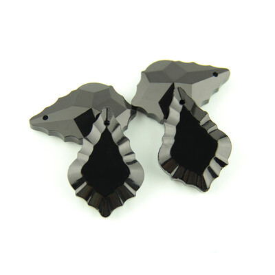 5 vnt Spalvos Krištoliniai klevo lapų pakabukai Sietynai Krištoliniai Priedai Namų ir vestuvių „Pasidaryk pats“ apdaila