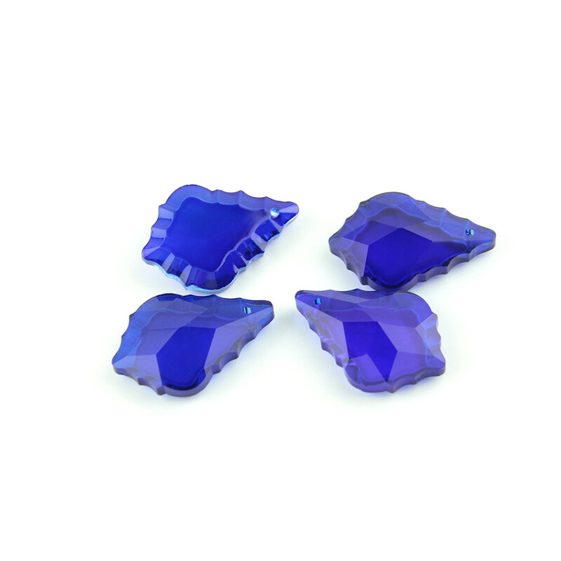 5 vnt Spalvos Krištoliniai klevo lapų pakabukai Sietynai Krištoliniai Priedai Namų ir vestuvių „Pasidaryk pats“ apdaila