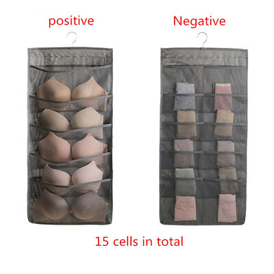 1PC Organizator de lenjerie de corp multifuncțional Umeraș de depozitare pentru lenjerie de corp Geantă de depozitare pentru lenjerie de corp Umeraș pentru cravată Geantă de depozitare a hainelor