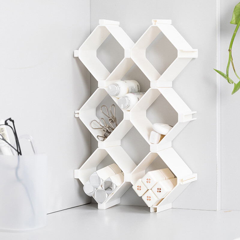 6PCS Ladica sa saćem Pregradna ploča Odvojivi ormar Čarape Organizatori Skladištenje donjeg rublja Kutija za spavaonice Ormar Kutija za pohranu