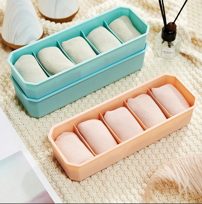 Falra akasztható átlátszó fehérnemű Bugyi Tároló doboz Zokni Tároló doboz Szekrény Szervező Hálószoba Tároló rendszer