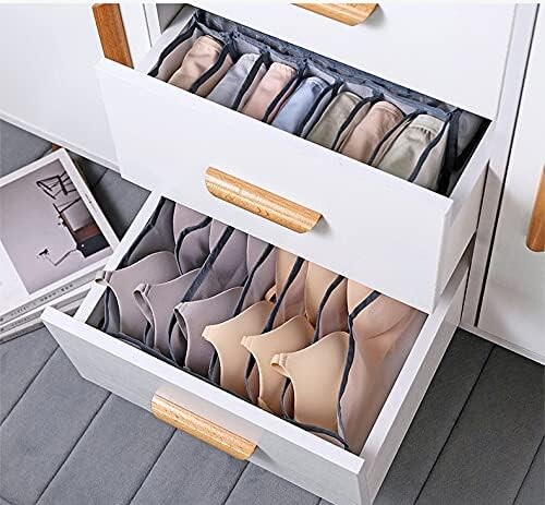 Hálós átlátszó ruha rendszerező fiók szövet rendszerező háztartási zoknitáska kollégiumi szoba összecsukható mosható elválasztó szekrény tároló